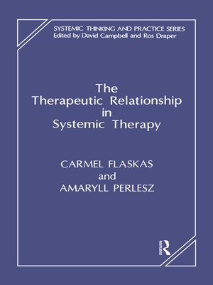 cover image of The Therapeutic Relationship in Systemic Therapy
